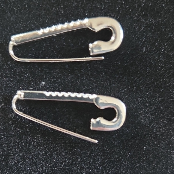 Safety Pin Earrings - Picture 6 of 6